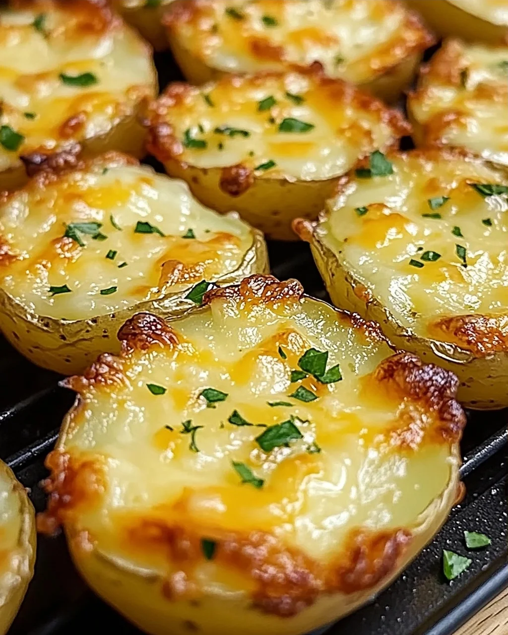 Air Fryer Cheesy Potatoes