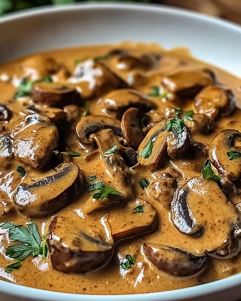 Cremige ungarische Champignon-Paprikasch für Gemütliche Abende