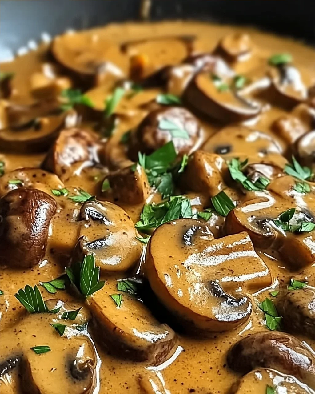 Cremige ungarische Champignon-Paprikasch für Gemütliche Abende