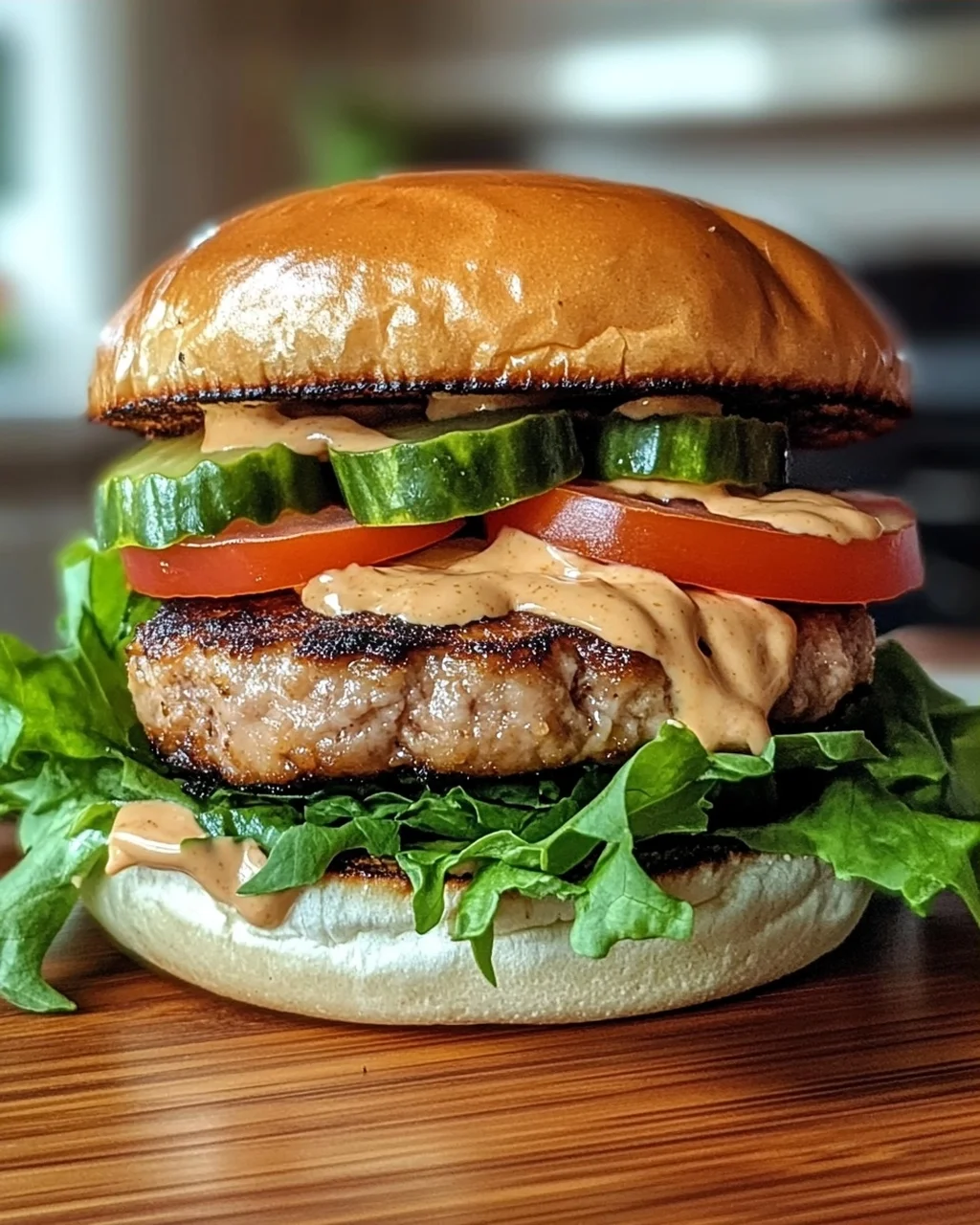 Erdnuss-Türkei-Burger – Gesund und super lecker!