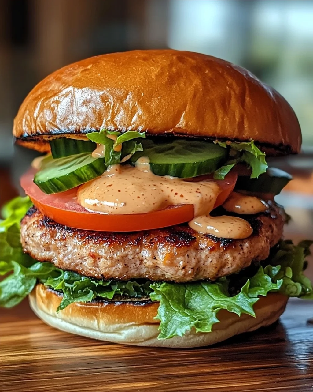 Erdnuss-Türkei-Burger – Gesund und super lecker!