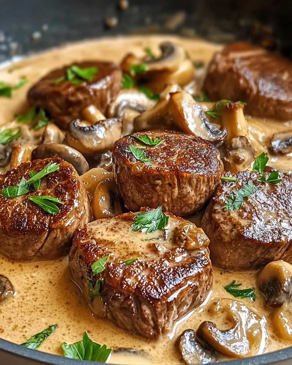Filettopf Mit Champignons