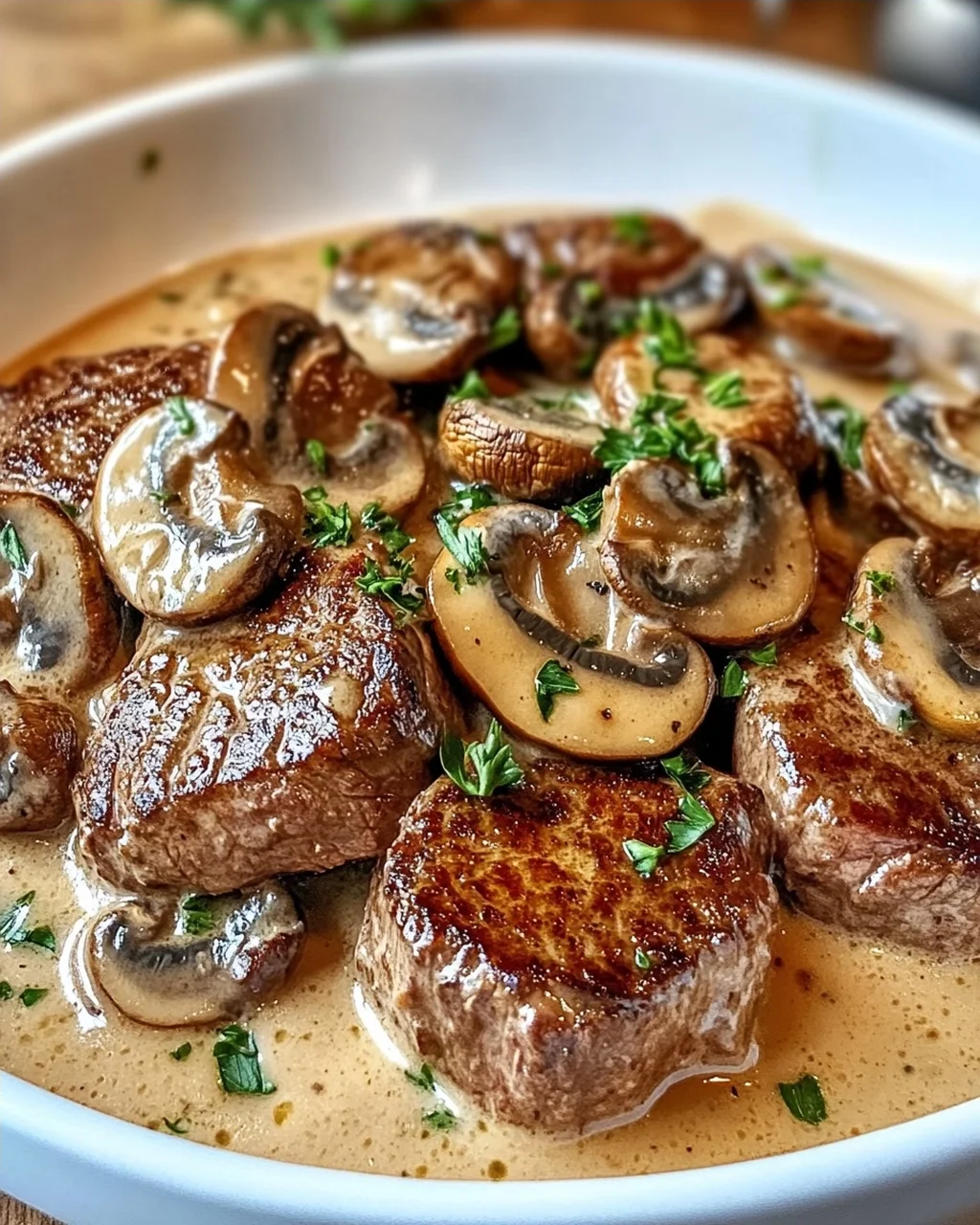 Filettopf Mit Champignons
