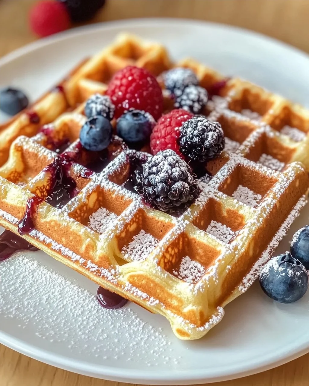 Fluffige Waffeln