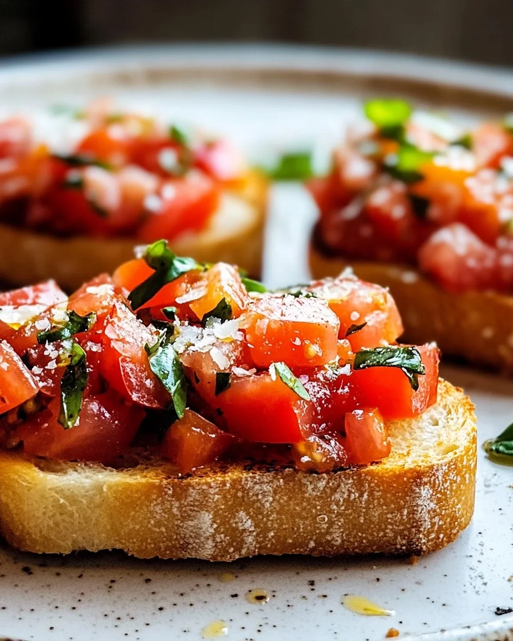 Frische Tomaten Bruschetta