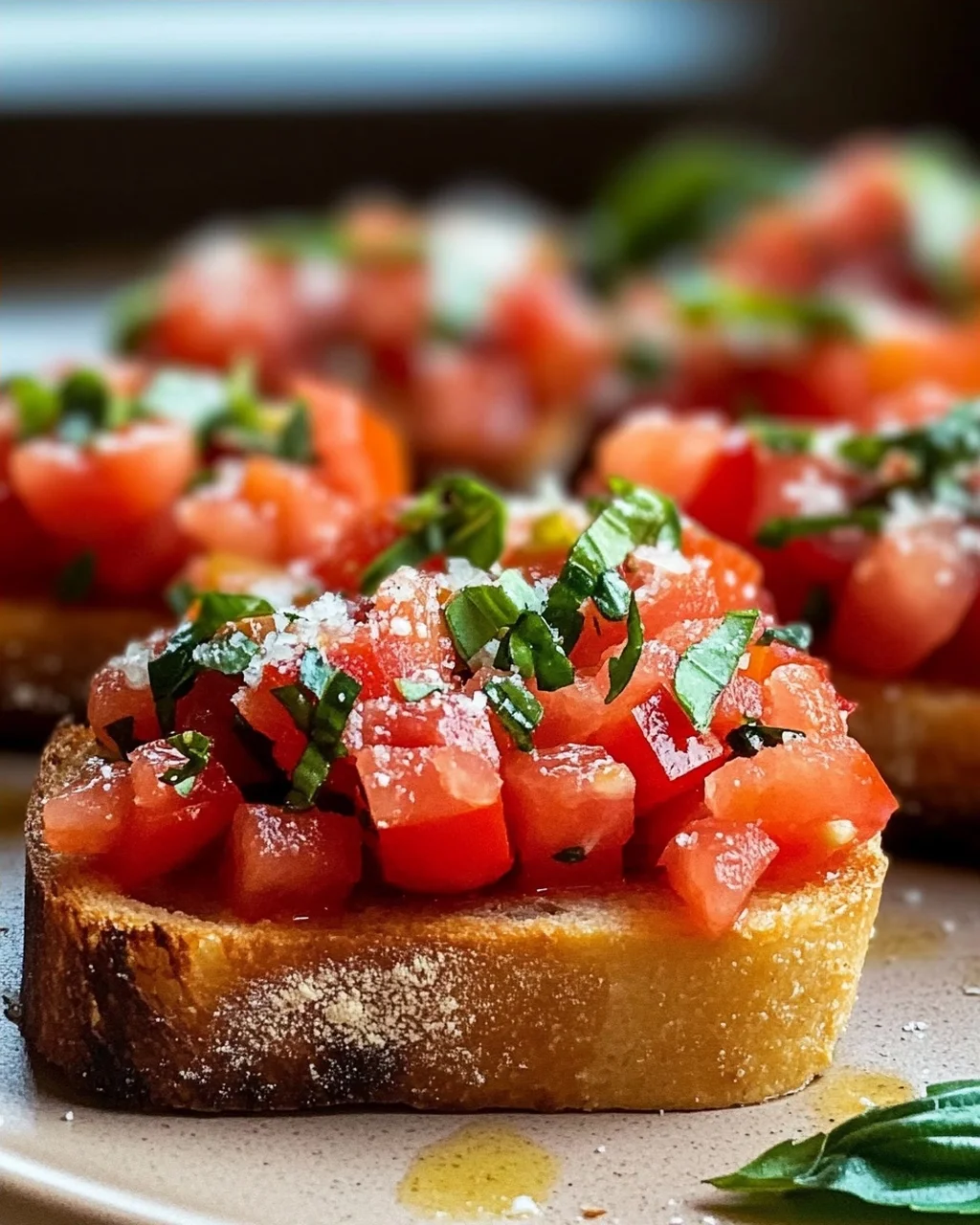 Frische Tomaten Bruschetta