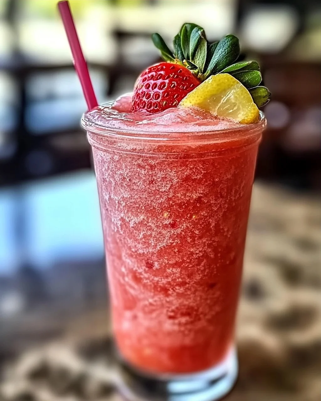Frosted Erdbeer-Limonade: Erfrischend und Gesund
