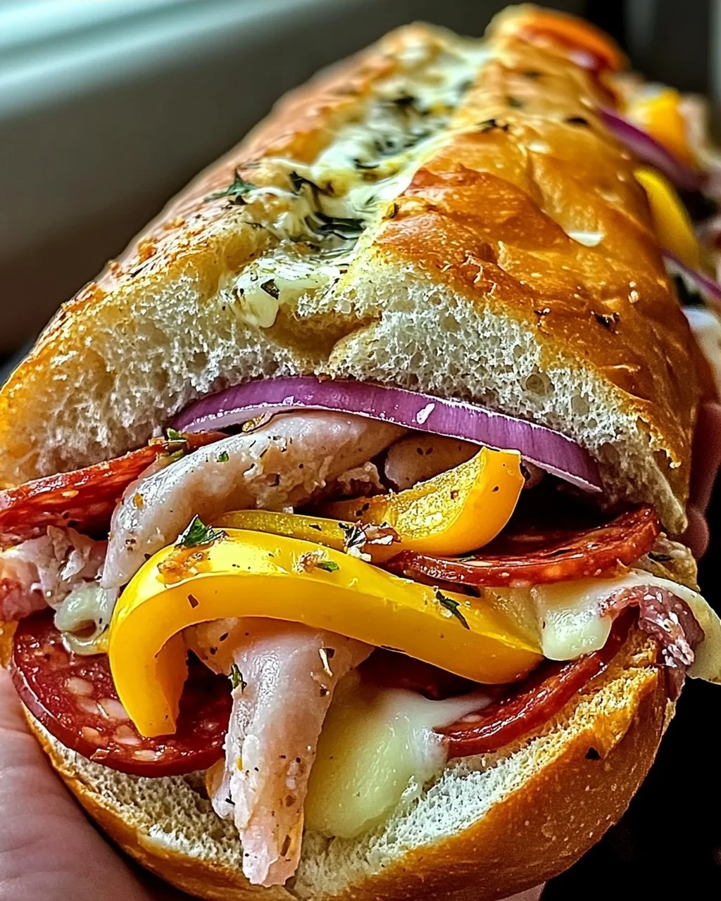 Gebackenes Italienisches Unteres Sandwich: Genuss pur