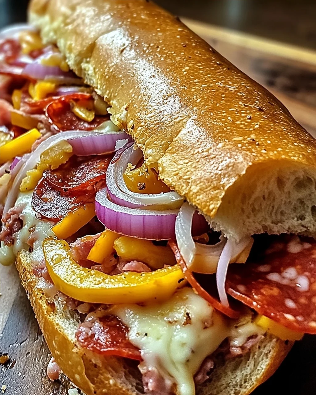 Gebackenes Italienisches Unteres Sandwich: Genuss pur