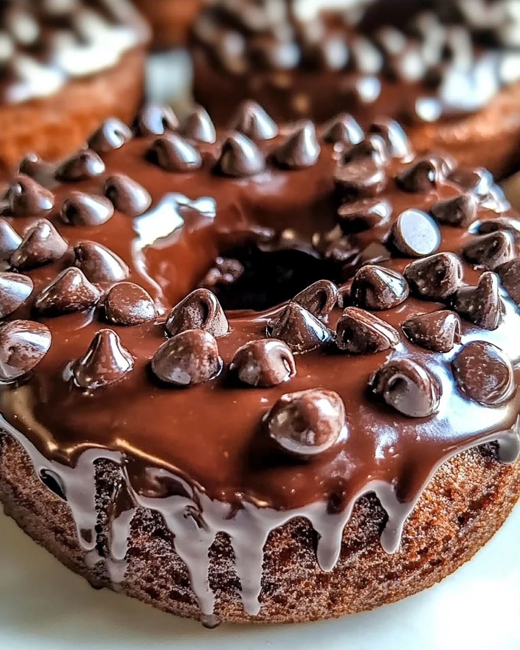 Gesunde Schokoladenprotein-Donuts für jeden Tag