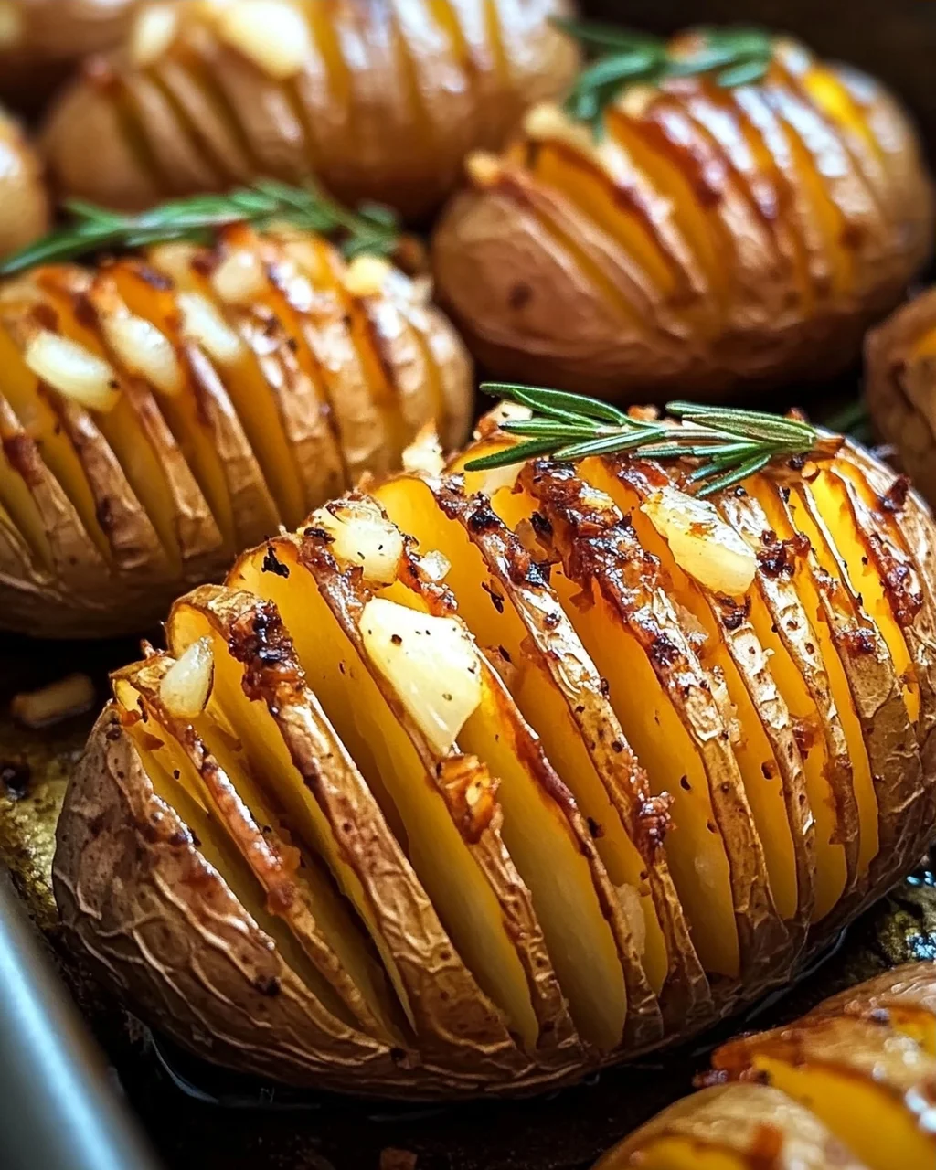Fächerkartoffeln / Hasselback-Kartoffeln