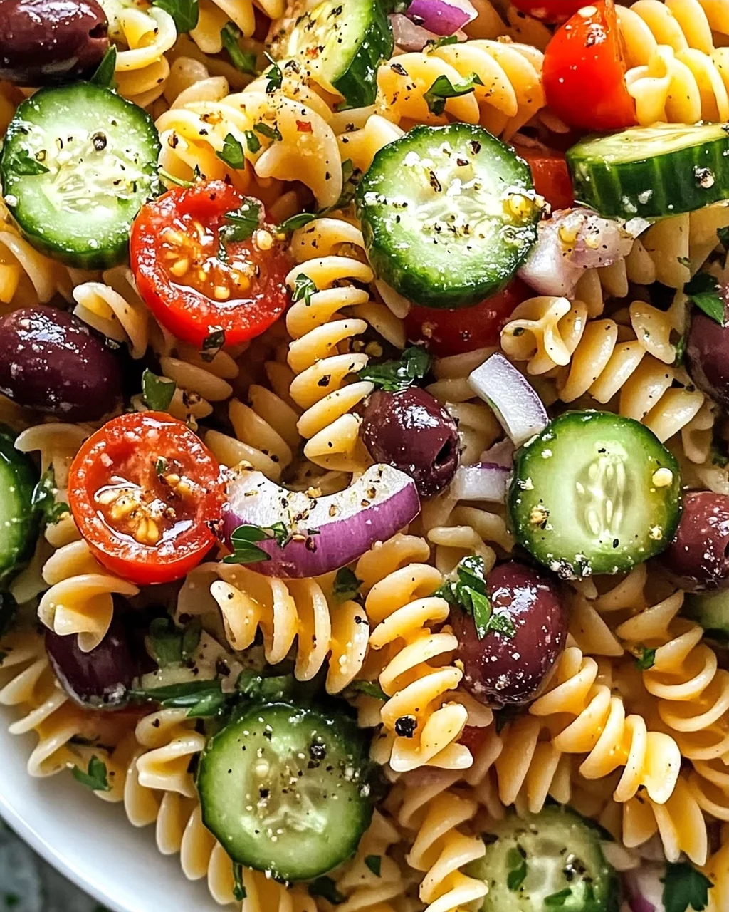 Irresistibler Mediterraner Nudelsalat für den Sommer