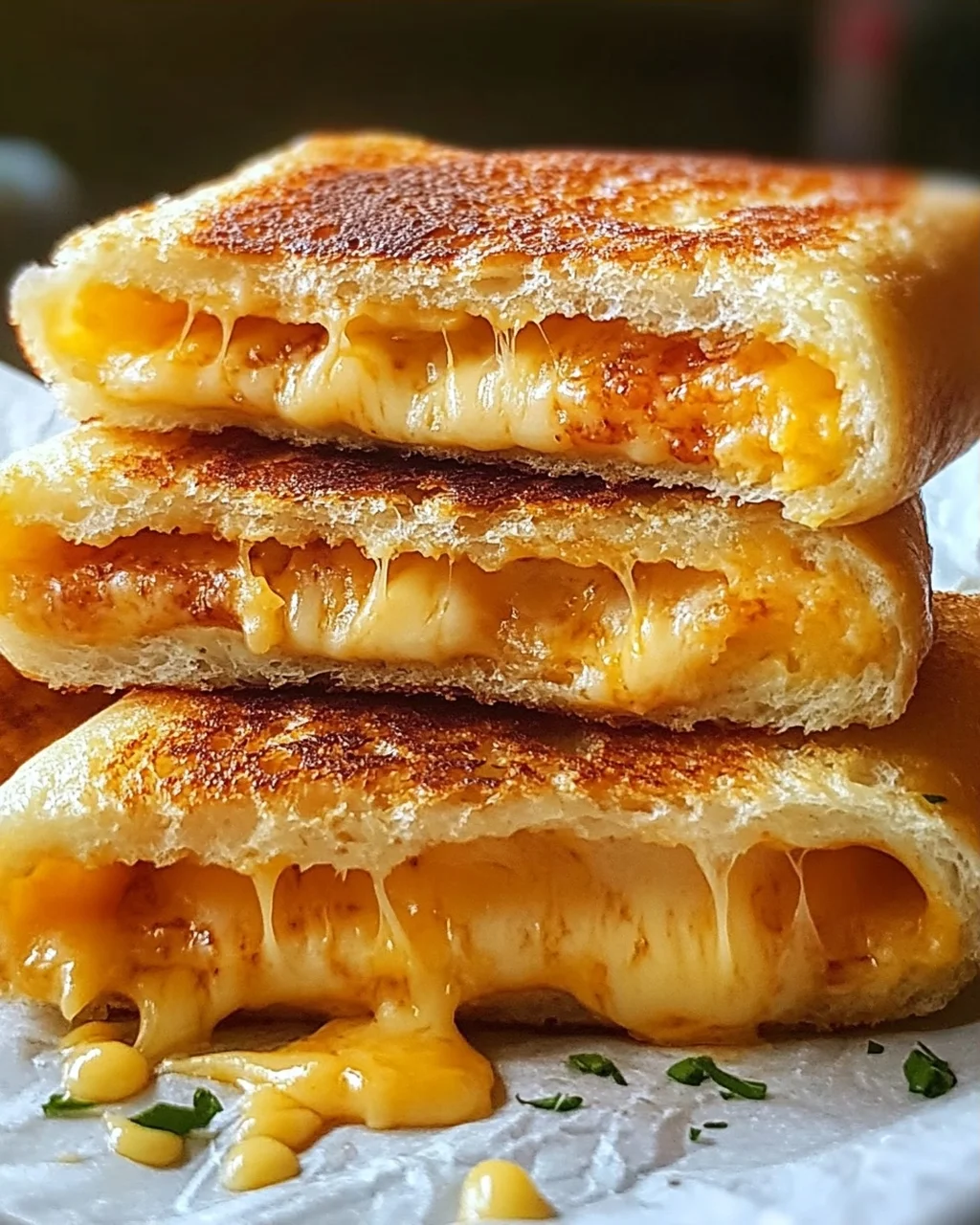 Käse-Genuss in knusprigen Roll-Ups