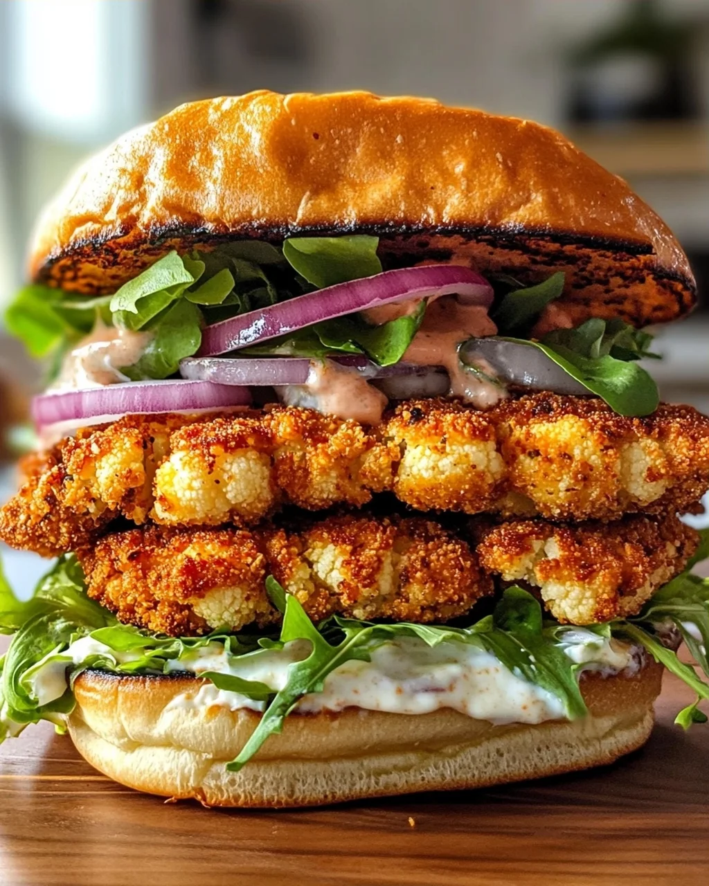 Knusprige Blumenkohl-Steak-Sandwiches: Dein veganer Genuss!