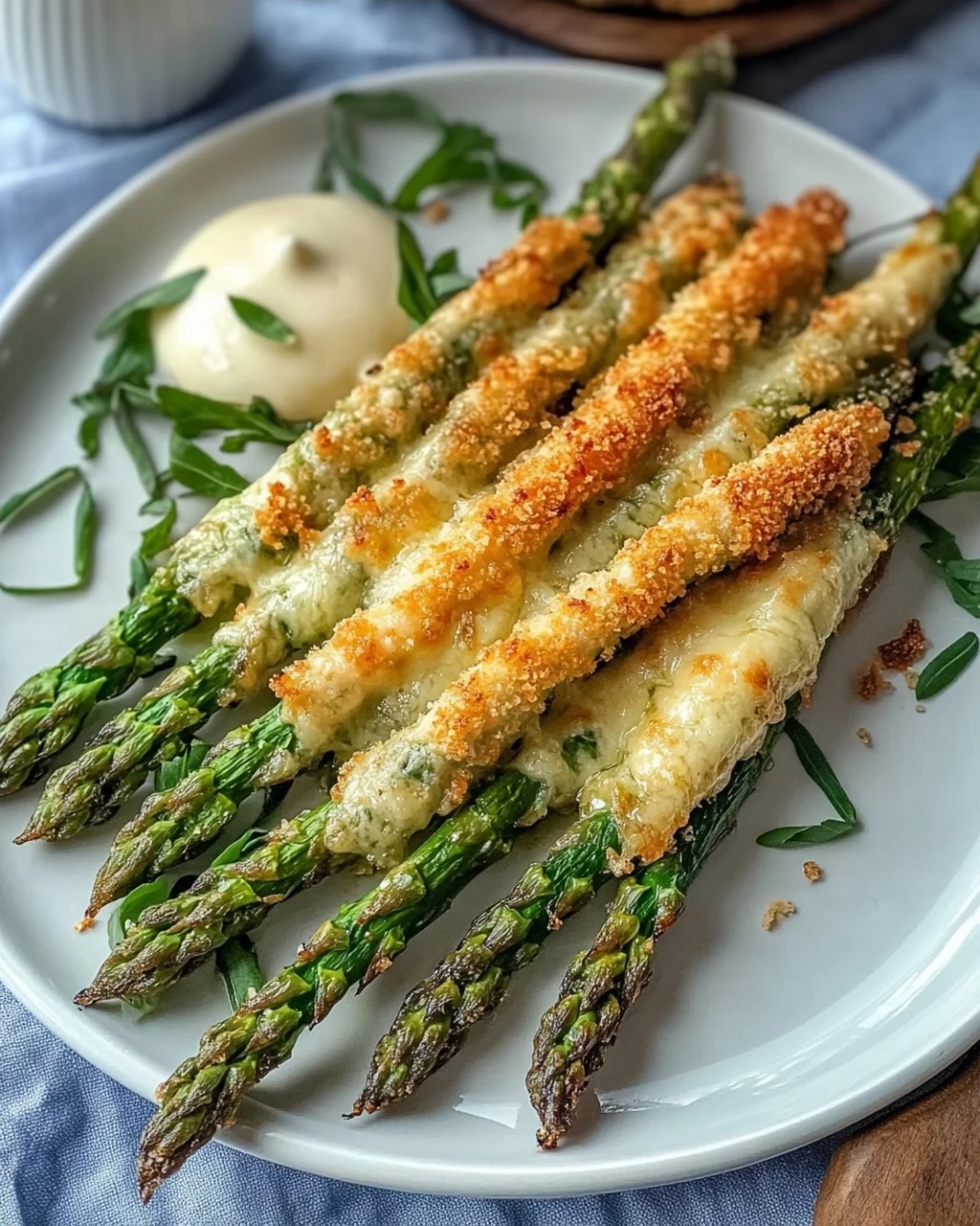 Knuspriger Parmesan Spargel aus dem Ofen