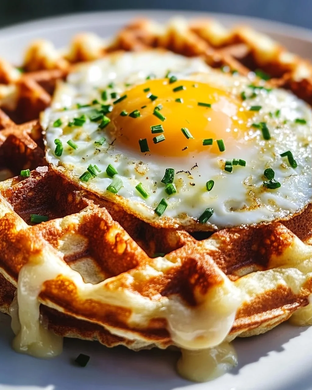Lecker: Ei & Käse Hash Brown Waffeln – Perfektes Frühstück!