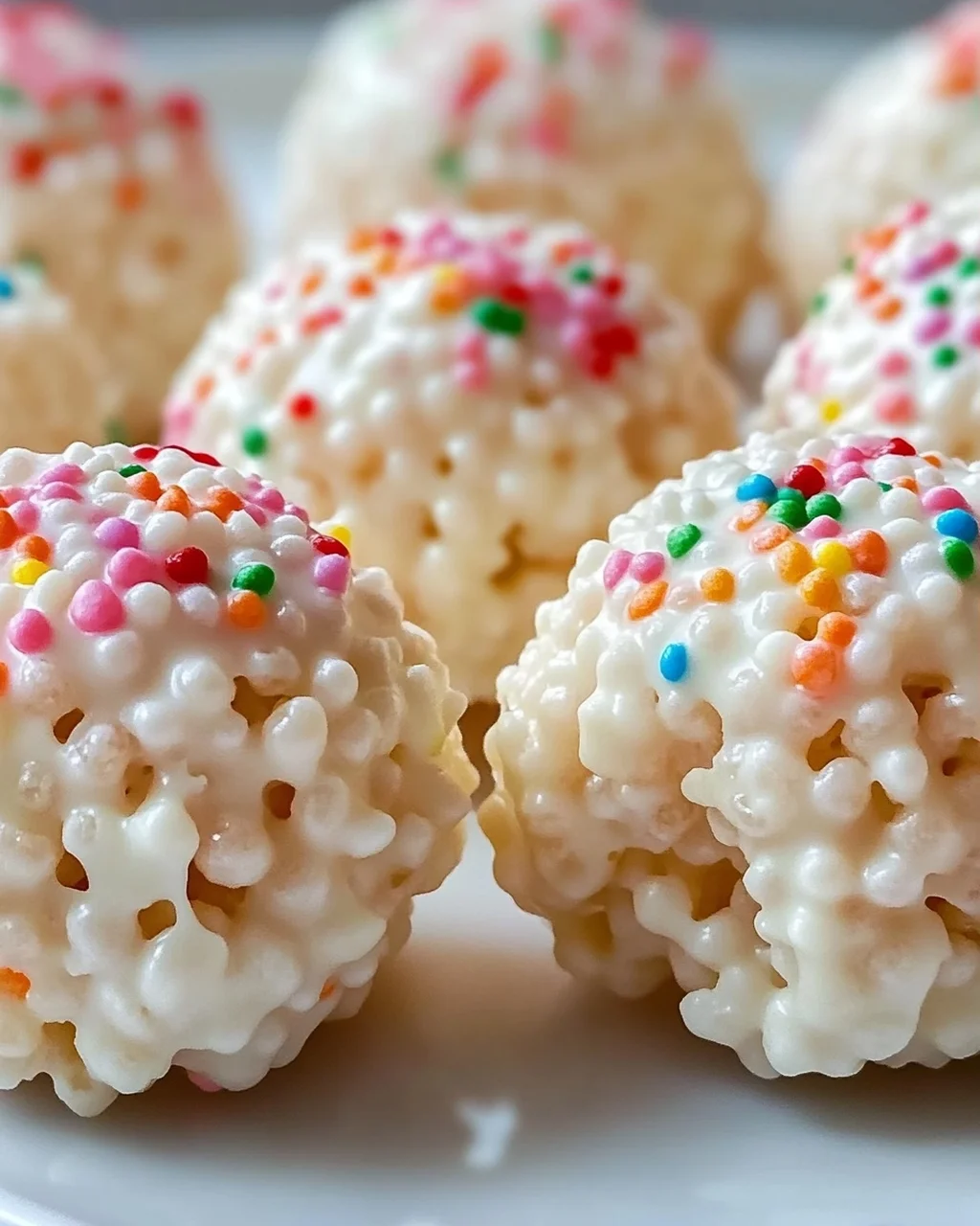Leckere White Chocolate Rice Krispie Balls selbstgemacht!