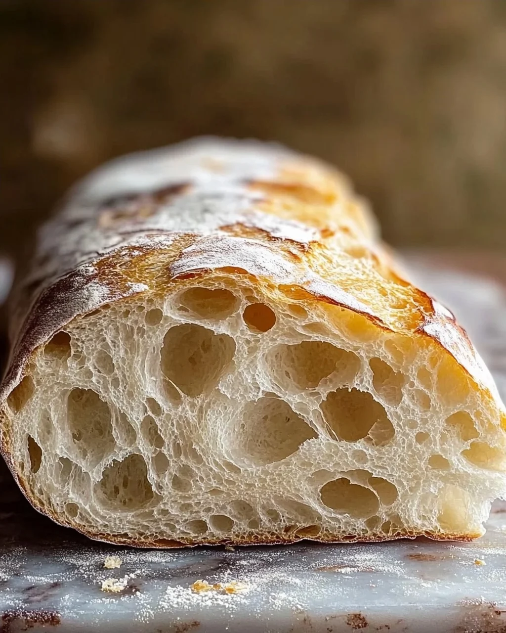 Leckeres Ciabatta-Brot Rezept für frisches Backvergnügen