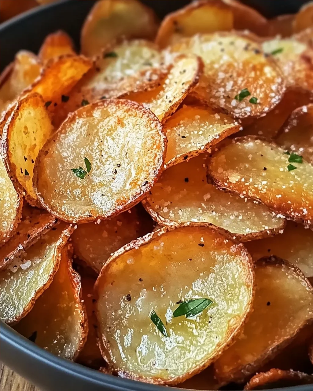 Luftfritteuse Kartoffelchips für den perfekten Snack