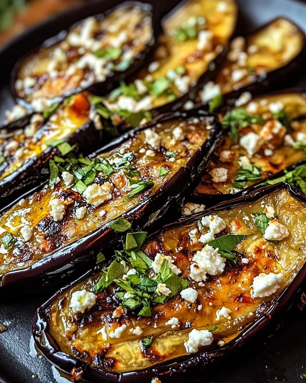 Mediterrane Geröstete Aubergine