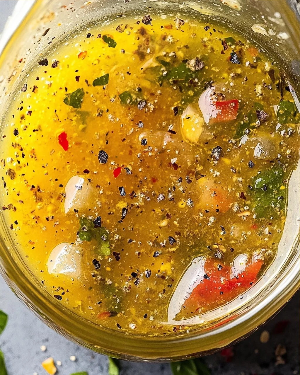 Pikantes Italienisches Salatdressing (mit Apfelessig)