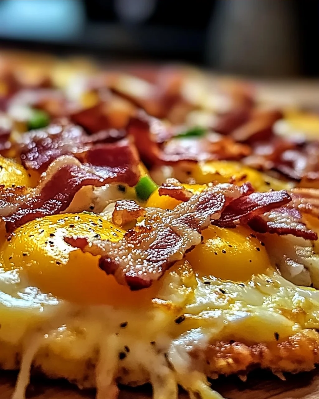 Pizza und Rösti-Kruste für ein Frühstücksvergnügen
