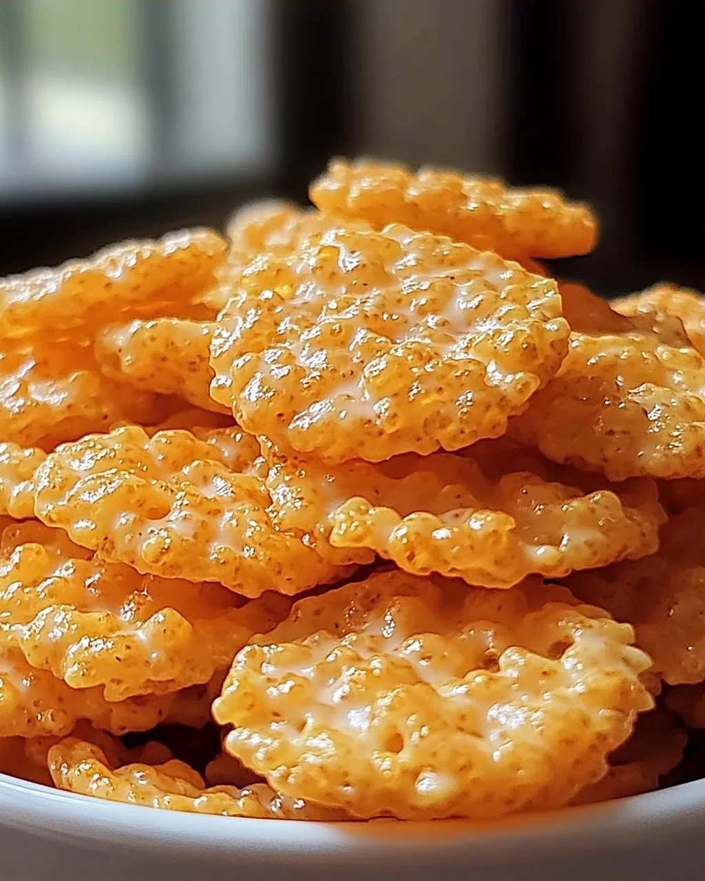 Reis-Krispie-Cheddar-Cracker für den perfekten Snack