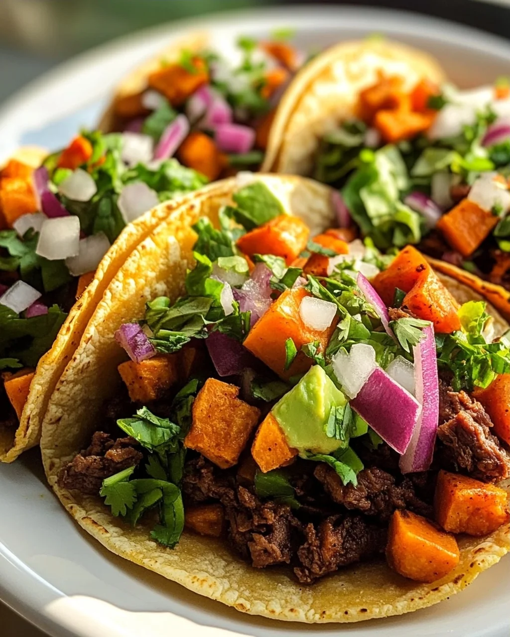 Süßkartoffel Hackfleisch Tacos: Frisch & Lecker mit Salat