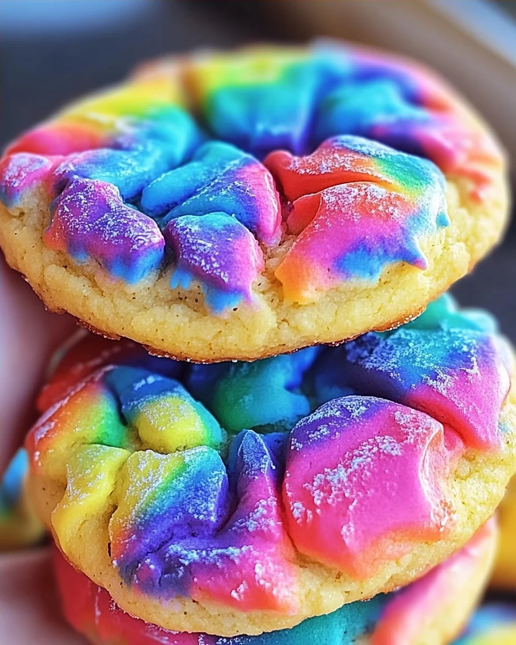 Tie Dye Kekse backen