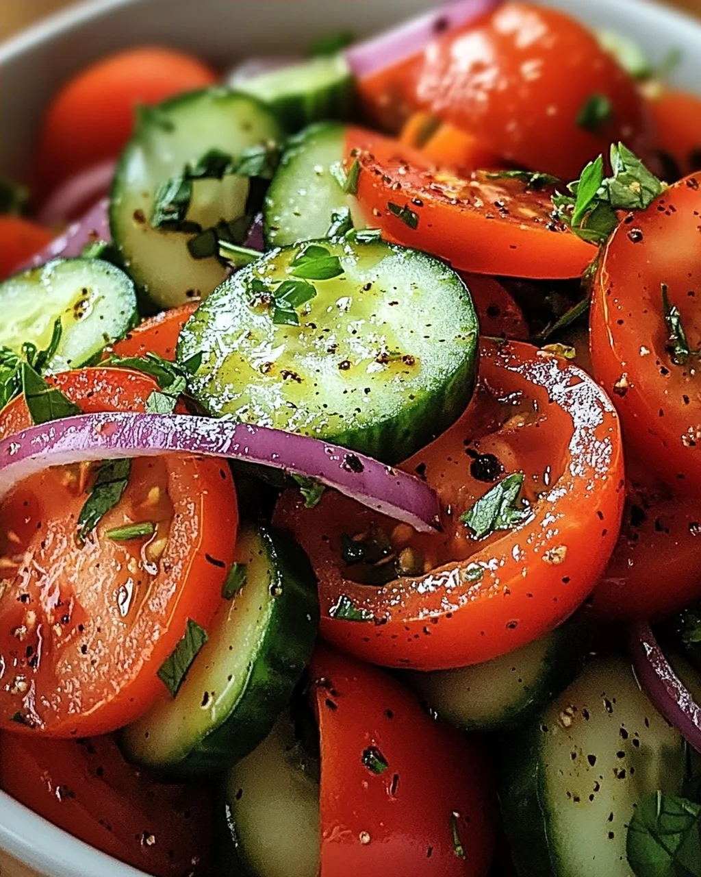 Tomaten-Gurken-Salat