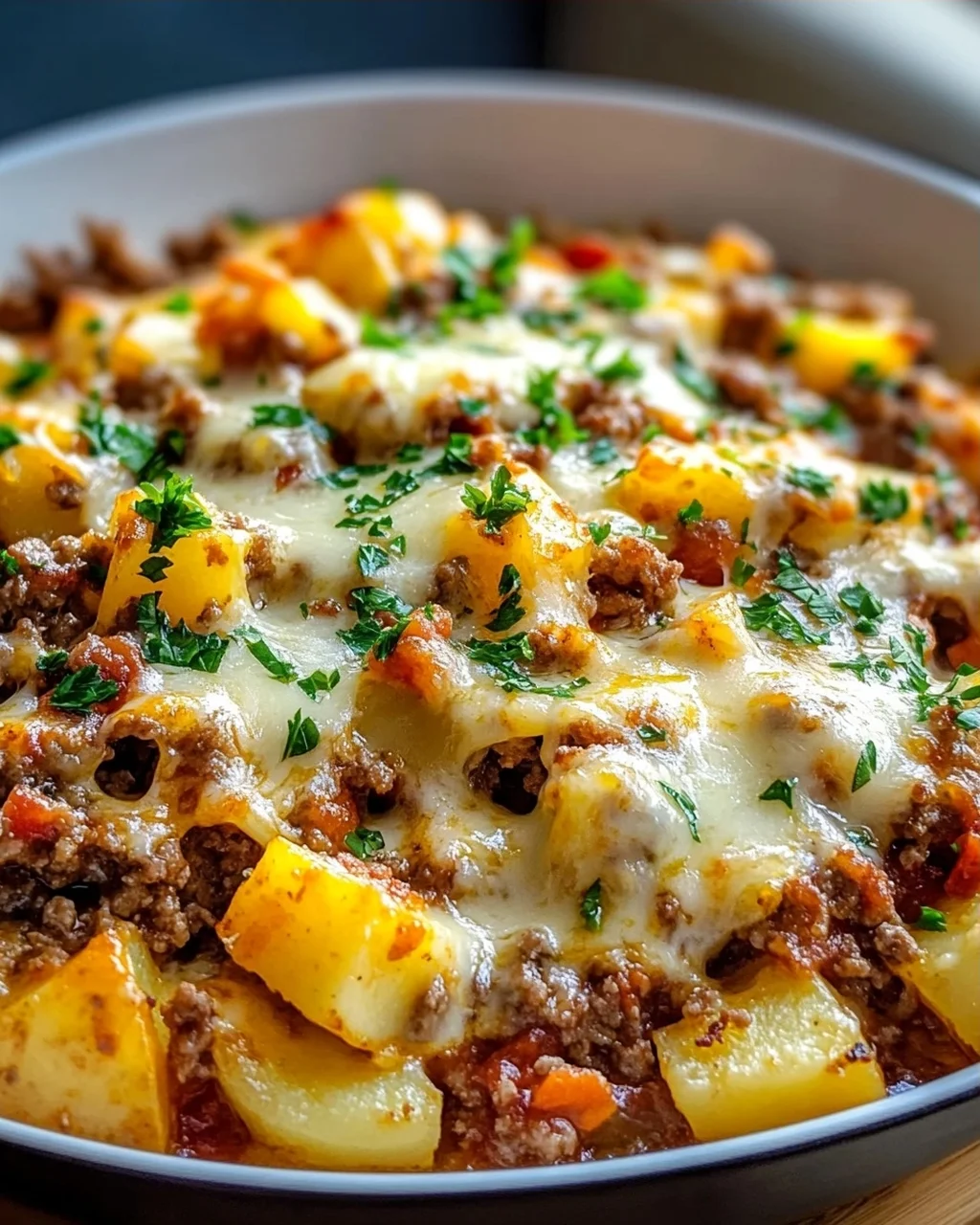 Würzige Hackfleisch-Kartoffel-Pfanne