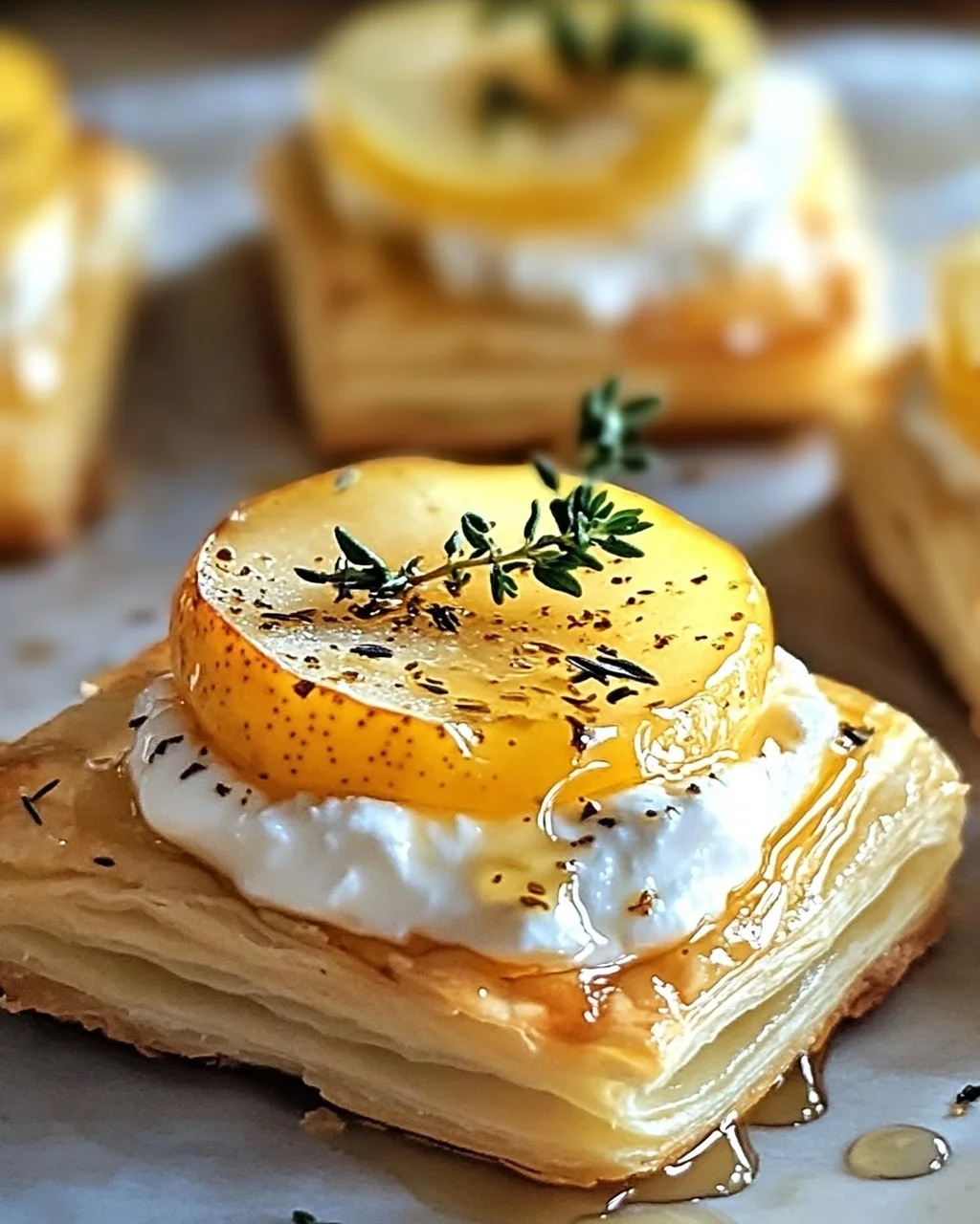 Ziegenkäse und Honig Häppchen für besondere Anlässe