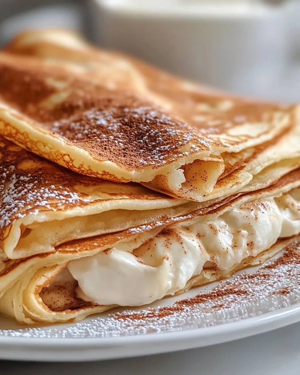 Zimtrollen-Protein-Crêpes