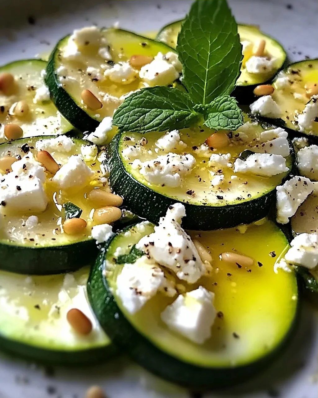 Zucchini-Carpaccio: Frisch & Schnell zubereitet