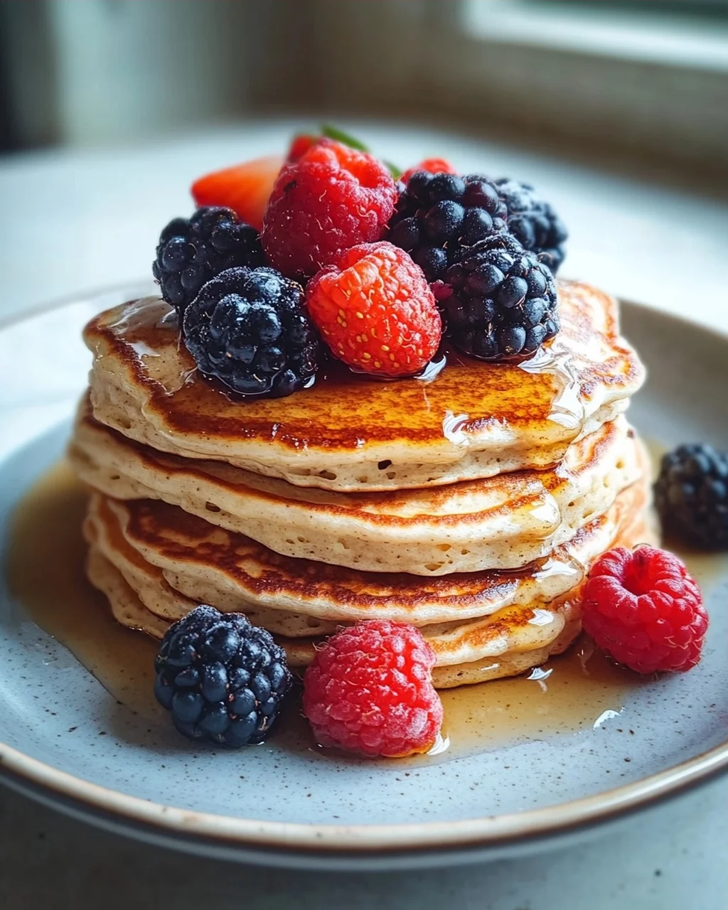 Zuckerfreie Quark Haferflocken Pancakes: Gesund & Einfach