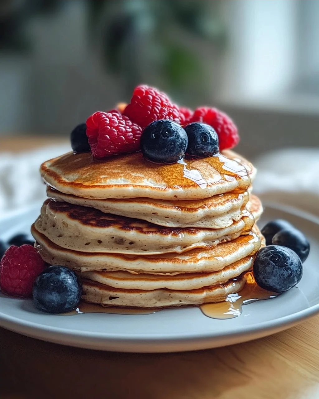 Zuckerfreie Quark Haferflocken Pancakes: Gesund & Einfach